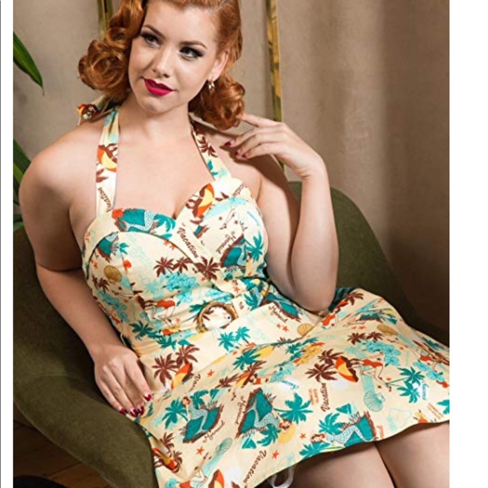 Voodoo Vixen Pinup Hawaiian dress
